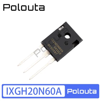 Polouta IXGH20N60A TO247 Вградени IGBT Высокомощные диви лампи, Електронни Компоненти, Интегрални схеми, Транзистори