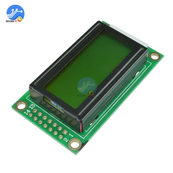 Жълт LCD модул 8x2 Знаков Дисплей 0802LCD Модул 3.3v/5v Led LCD дисплей с Подсветка за Arduino Сам Kit