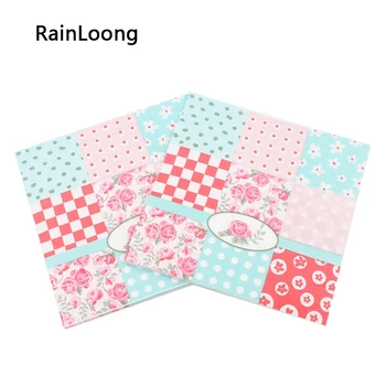 [RainLoong] Хартиени салфетки с принтом рози за празници и партита 33 см * 33 см 1 опаковка (20 бр/опаковане.)