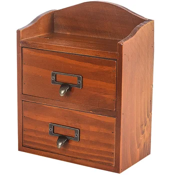 Кутия Кутия Дървени Канцеларски Материали, Офис Кабел Скриване На Притежателя Стил Плотове Универсален Настолен Органайзер За Съхранение 