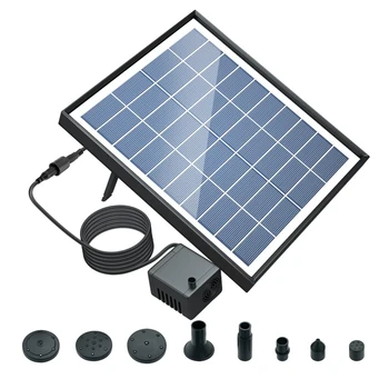 10 / 5 W слънчев иползване на закрито rp помпа с вградена батерия 1500 mah, подходящи за украса на градината, езерото и други случаи