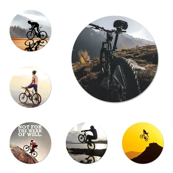 Планински Велосипед МТВ Колоездене Икона Брошка на Жени Аксесоари За Дрехи Раница Украса на подарък