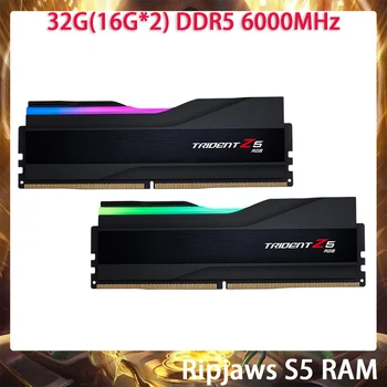 32G (16G * 2) DDR5 6000 Mhz Trident Z5 RGB RAM F5-6000J4040F16GX2-TZ5RK Настолна Детска памет Бърза доставка Високо качество