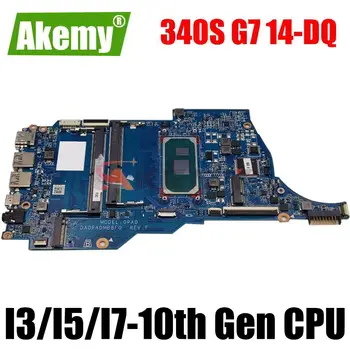 Оригинална За HP 14-DQ 14Т-DQ TPN-Q221 дънна Платка на лаптоп дънна Платка W/I3 I5 I7 процесор на 10-то поколение 14-DQ DA0PADMB8F0 дънната Платка