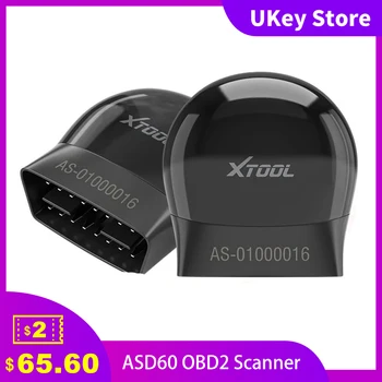 XTOOL ASD60 OBD2 Скенер Автомобилни Диагностични Инструменти За VW BMW Benz За Пълно Автоматично четене на код на сбд с функция за нулиране 15