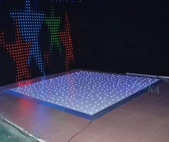16X16 фута White/RGB DMX Сценичното Осветление led дансинг Преносими Led сватбен пол Starlight Диско Дансинга