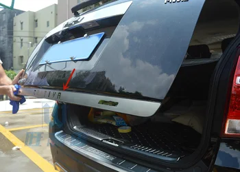 За Chevrolet CAPTIVA 2008-2017 вратата на багажника от неръждаема стомана декоративна лента за Покритие на задната врата срещу надраскване на автомобилни аксесоари
