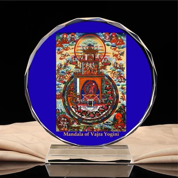 Карта на Мандала е майката Ваджра Йога, Тханка - Майката на Буда Ваджра Хай, статуи на Буда, кристални бижута, бижута за бродерия