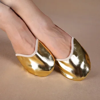 Златни Обувки Балетные Костюми Eurythmics Костюм За Танц на Корема Кожена Подметка S/m/l/xl